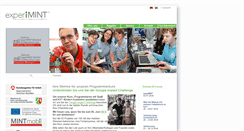 Desktop Screenshot of experimint.de